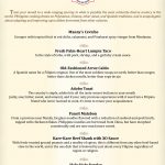 Philippine-Voyager-Menu