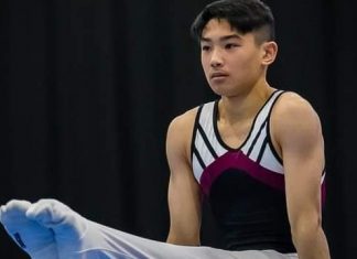 Kenzo Santayana vaults to success in gymnastics championships